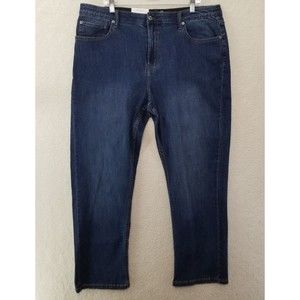 Eddie Bauer Flex Comfort Denim Regular Fit Med Indigo Blue Jeans NWT W38 x L30